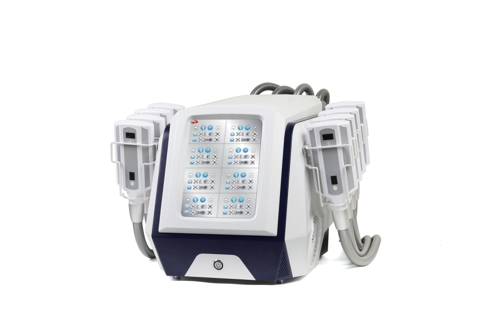 Portable Ice Sculpture Machine 8 Board cryo slimming machine Fat Reduction Cryotherapy Cellulite Removal Body Sculpting Machine