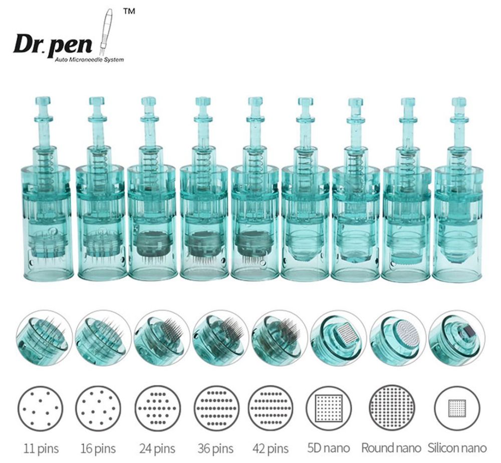 Dr.Pen Ultima A6S Replace Micro Needle Cartridges Tips 11/16/36/42 Pins Nano MTS