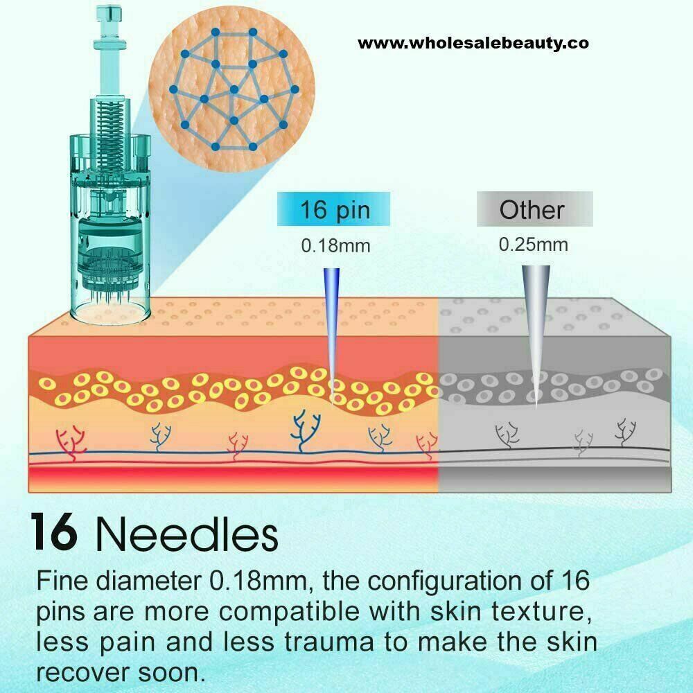 Dr.Pen Ultima A6S Replace Micro Needle Cartridges Tips 11/16/36/42 Pins Nano MTS