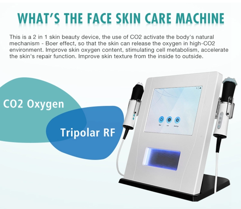 Portable 2/3 in 1 CO2 Bubble Hydrofacial Machine Skin Rejuvenation Facial Tightening Whiting Oxigenoterapia Beauty Device