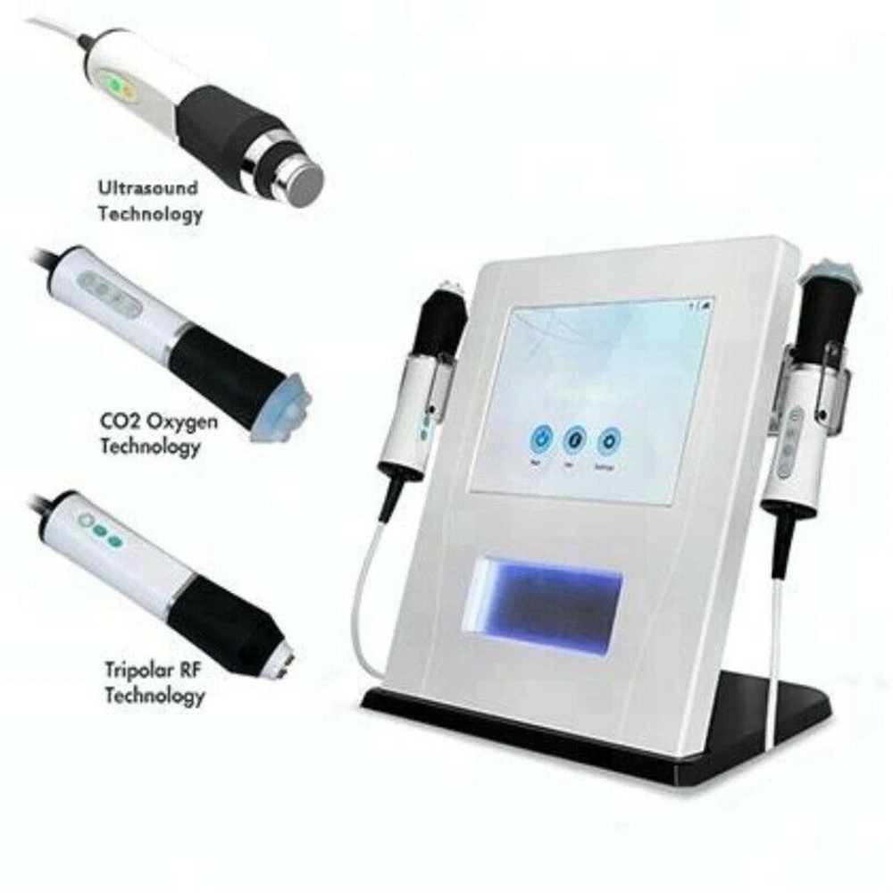 Portable 2/3 in 1 CO2 Bubble Hydrofacial Machine Skin Rejuvenation Facial Tightening Whiting Oxigenoterapia Beauty Device