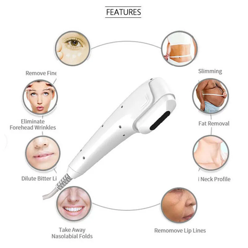 2IN1 7D Hifu and Microneedle Fractional RF Machine Anti Stretch Mark Fat Burn Skin Lifting Rejuvenation