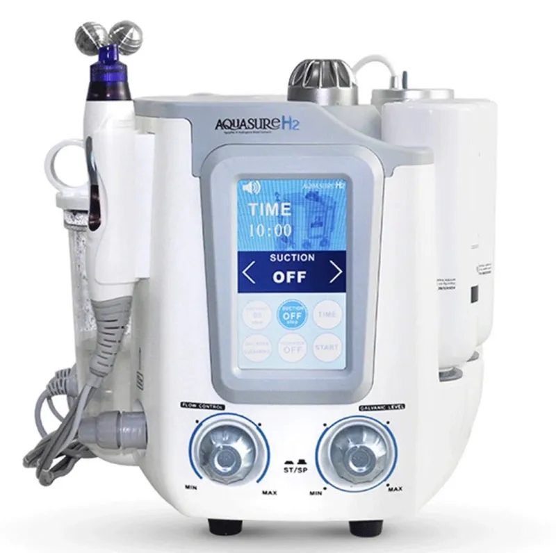 3in1 Aquasure H2 Hydro Dermabrasion Hydra Facial Machine BIO Lifting Massage Water Peeling Face Care Deep Cleansing Anti Aging Device