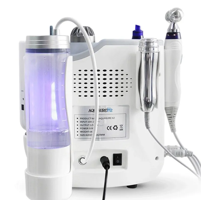 3in1 Aquasure H2 Hydro Dermabrasion Hydra Facial Machine BIO Lifting Massage Water Peeling Face Care Deep Cleansing Anti Aging Device