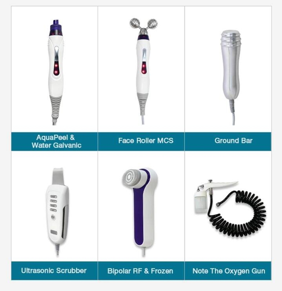 6 in 1 Aquasure H2 O2 Water Dermabrasion Hydra Facial Machine BIO Lifting Massage Aqua Peeling Face Care Deep Clean Anti Aging