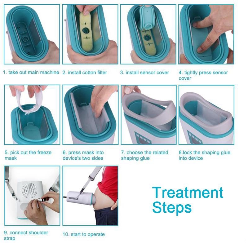 Portable Frozen Fat Freezing Slimming Machine Cooling System Fat Sculpting Body Shaping