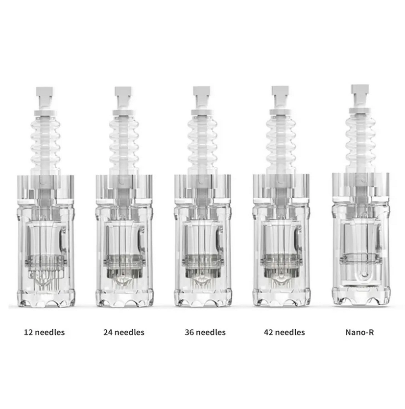 Replacement 12/24/36/42/nano round Pins Microneedle Cartridges Tips Head for Electric Derma Pen Dr.pen A10