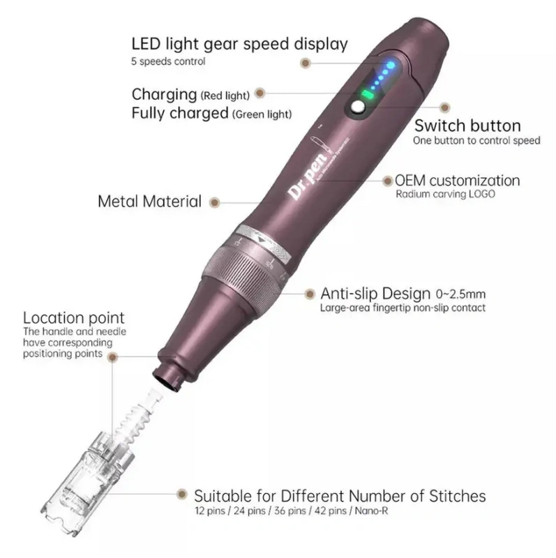 New Style Anti Aging Skin Therapy Remove Acne Micro Needle DR Pen A10 Derma Pen Needles Electric Dermapen