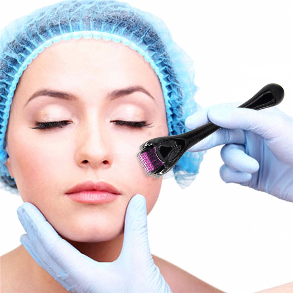 Price for 6pcs Portable DRS 540 Pins Microneedling Dr Roller Skin Therapy Anti-aging Scars