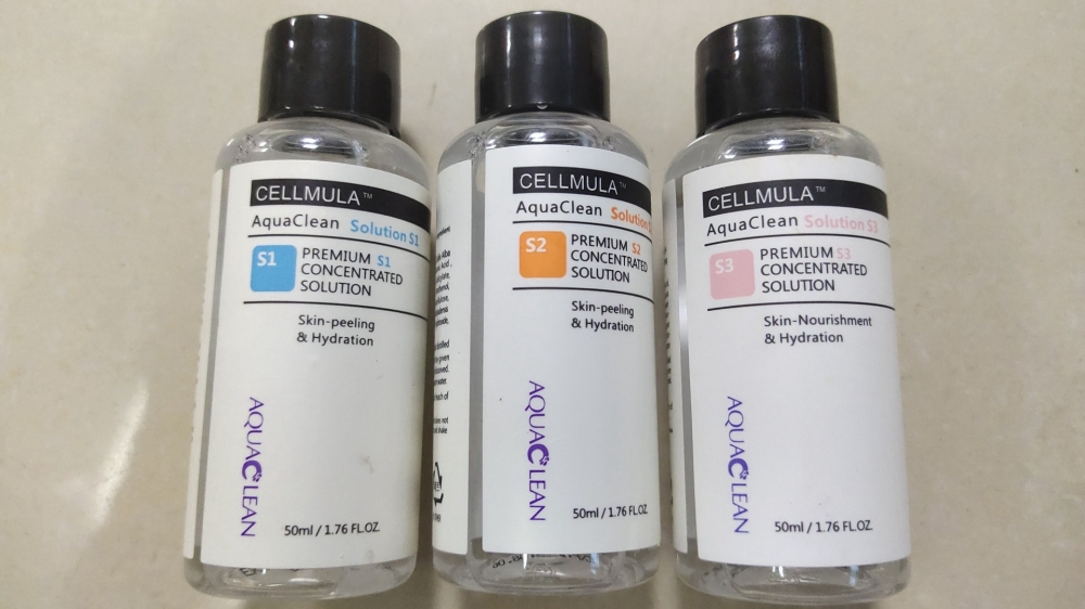 Concentrated Aqua Clean Peeling Solution 50ml Per Bottle for Hydrafacial Machine Skin Care