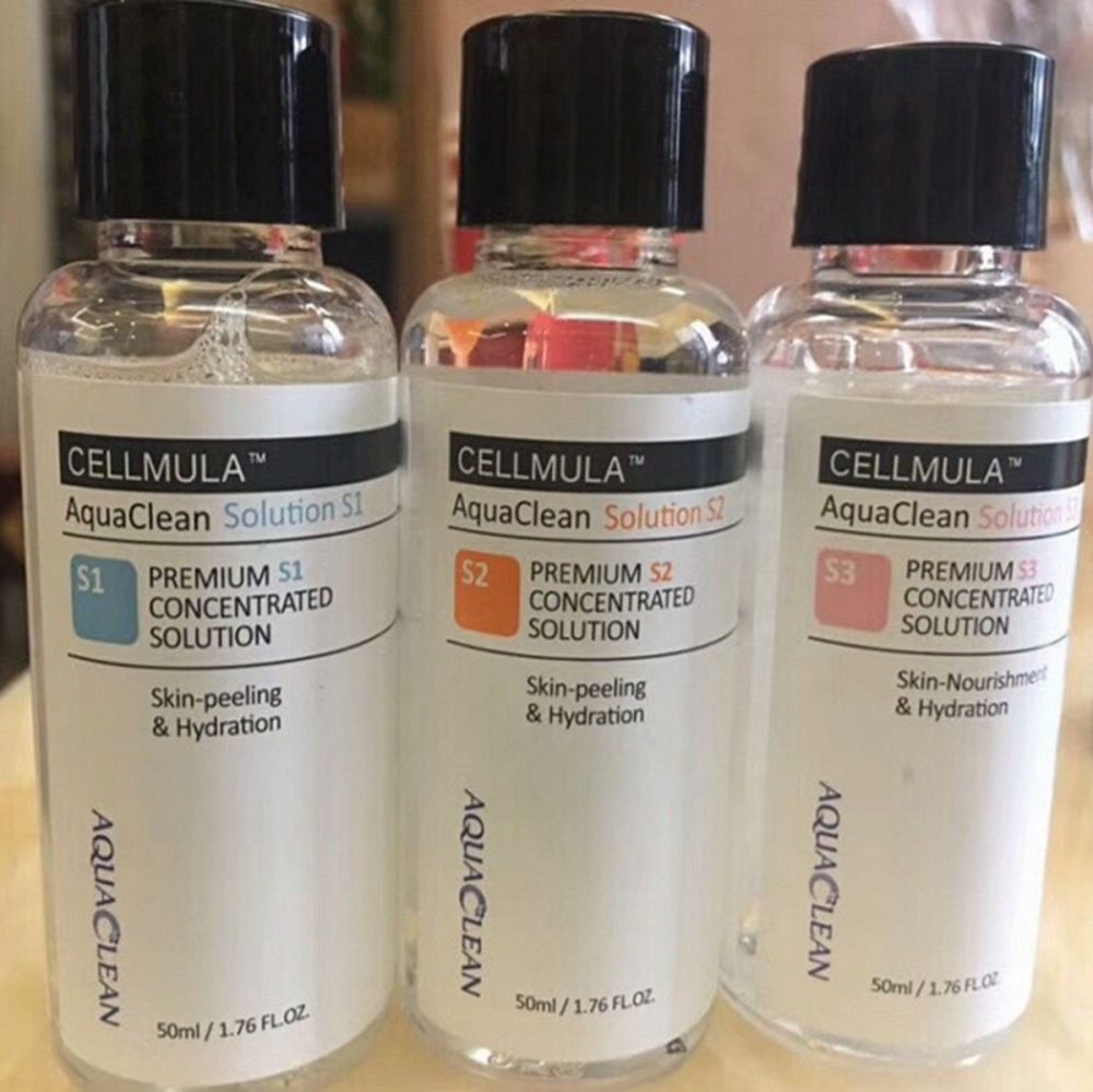 Concentrated Aqua Clean Peeling Solution 50ml Per Bottle for Hydrafacial Machine Skin Care