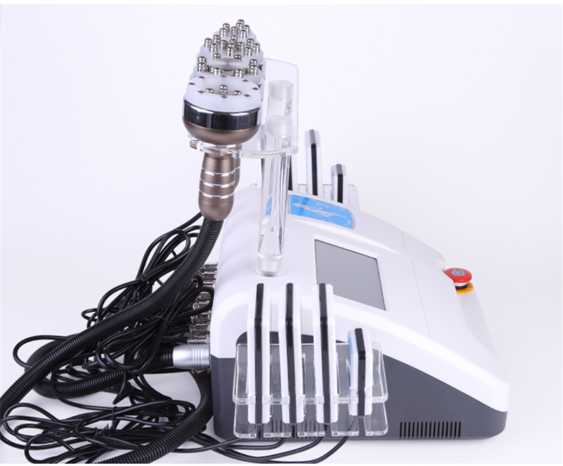 6in1 Body Shaper Slimming Weight Loss Skin Care Machine Ultrasonic Cavitation Tripolar RF Vacuum wrinkle removal