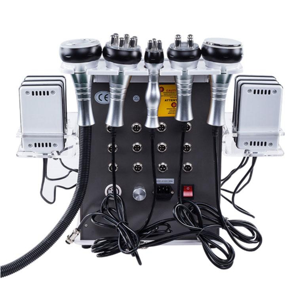 Hot Product 6 in 1 Vacuum Laser Radio Frequency Multi-polar  RF 40K Cavi Lipo Slimming Ultrasonic Liposuction Cavitation Machine For Spa
