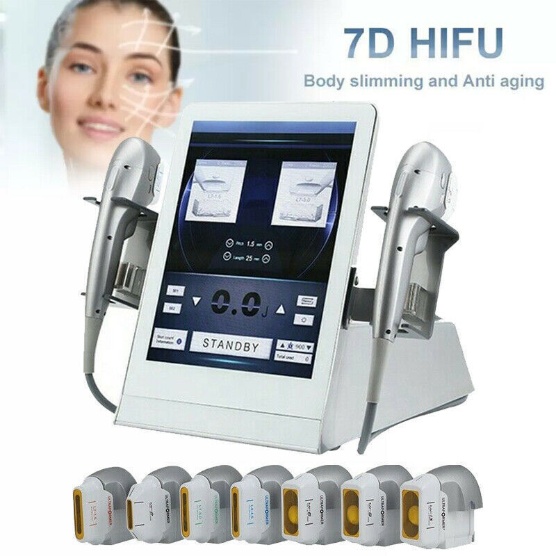 Replacement 7D Hifu Cartridges for 7D Hifu Machine, Face Catridge 20000 Shots, Body Cartridge 30000 Shots, Skin Tighten Body Slimming Eyes Lfit