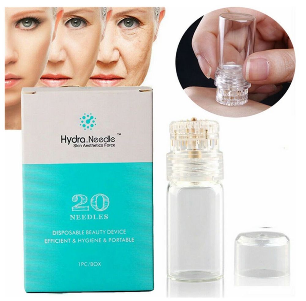 Price for 5pcs Aqua Micro Channel Needle 20 Hydra Gold Needle Fine Touch Skin Care Rejuvenation