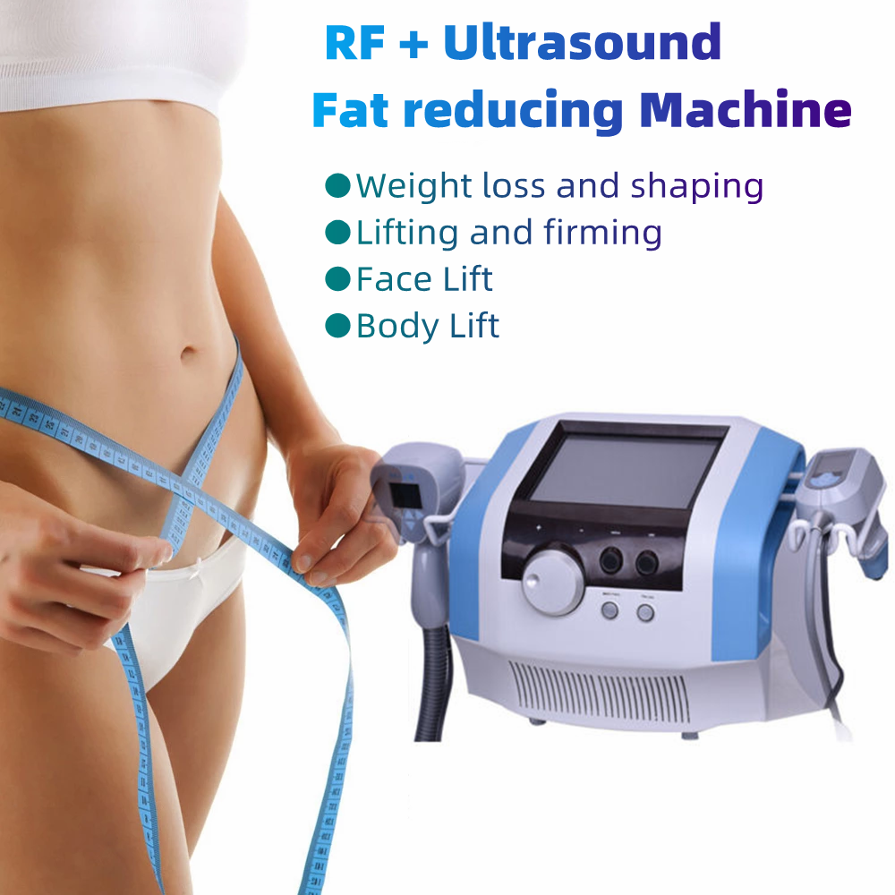 2IN1 Ultrasound RF Radio Frequency BTL Device Skin Tightening Wrinkle Remover Body Slimming Machine