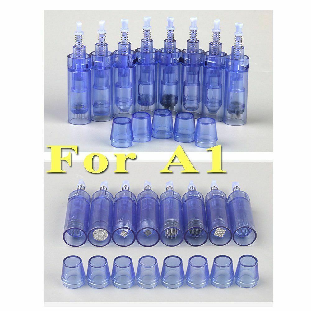 Wholesale Price 500pcs Microneedle Cartridges Tips 1/3/5/7/9/12/36/42/round nano Pins Head for Derma Pen A1 Dr.pen