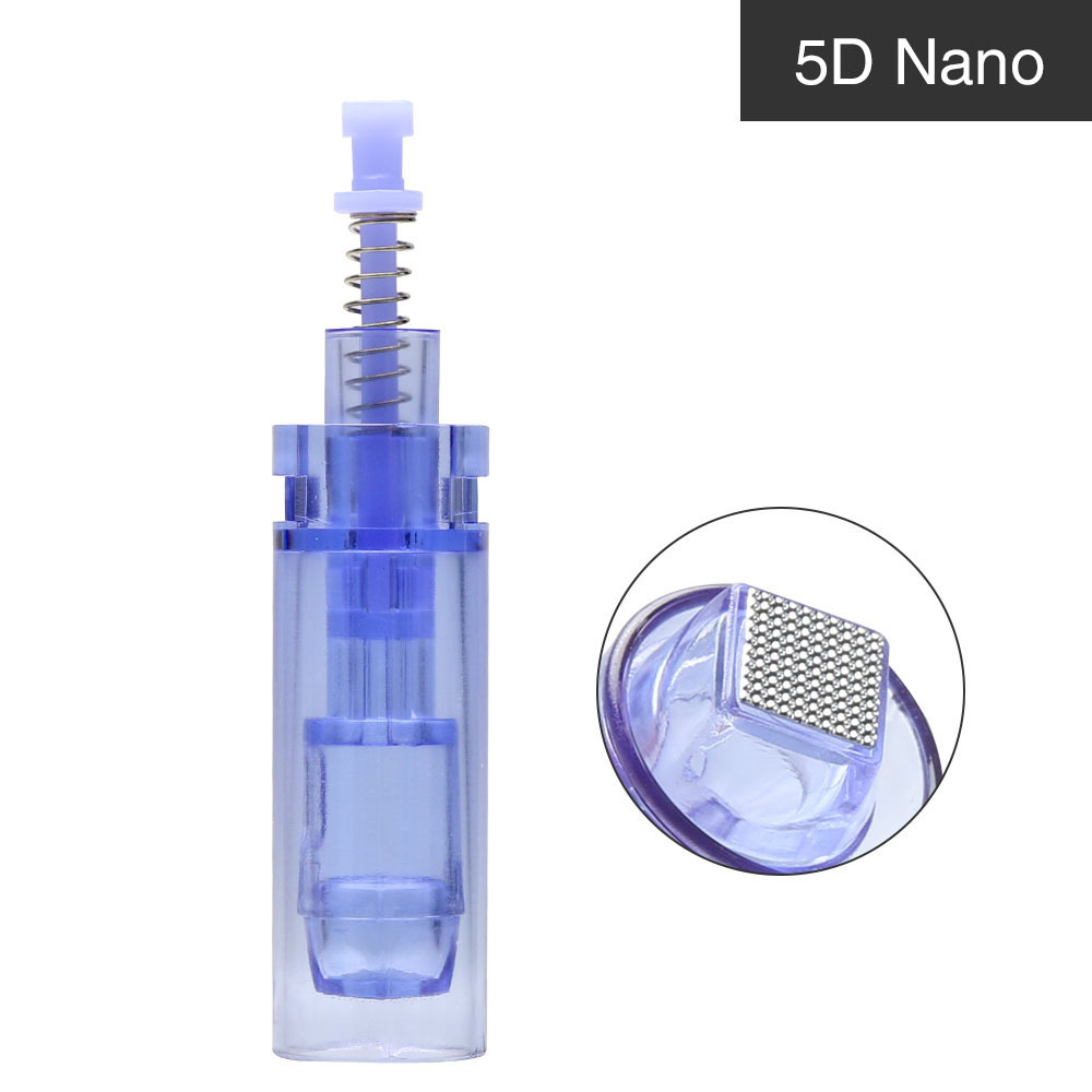 Wholesale Price 500pcs Microneedle Cartridges Tips 1/3/5/7/9/12/36/42/round nano Pins Head for Derma Pen A1 Dr.pen