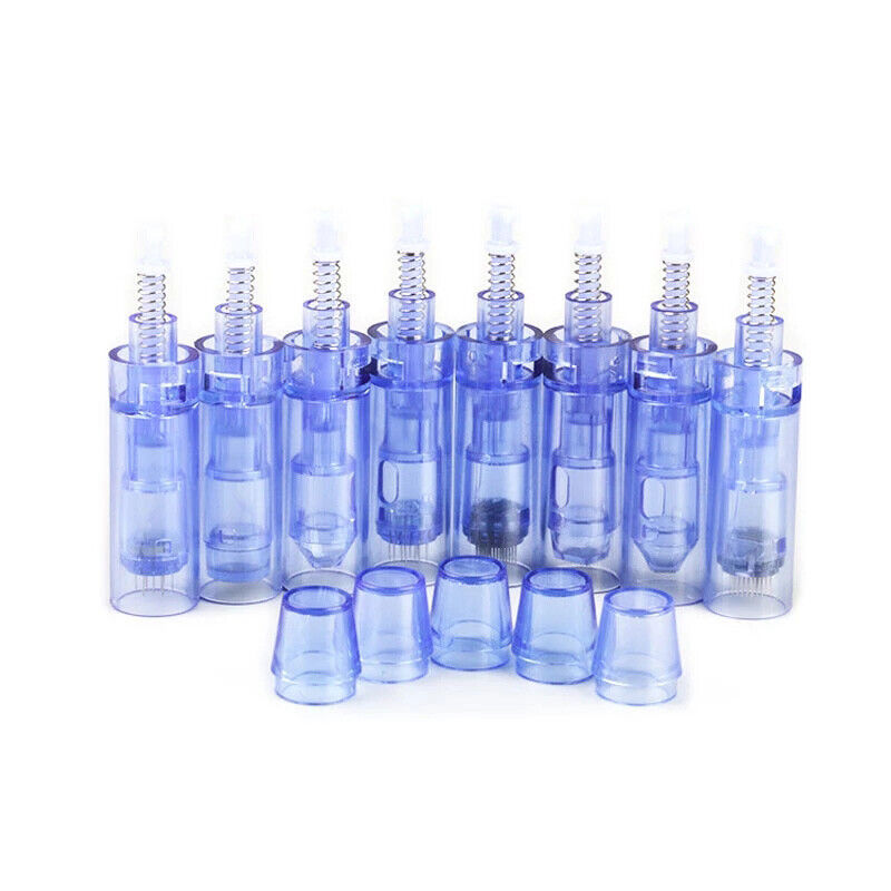 Wholesale Price 500pcs Microneedle Cartridges Tips 1/3/5/7/9/12/36/42/round nano Pins Head for Derma Pen A1 Dr.pen