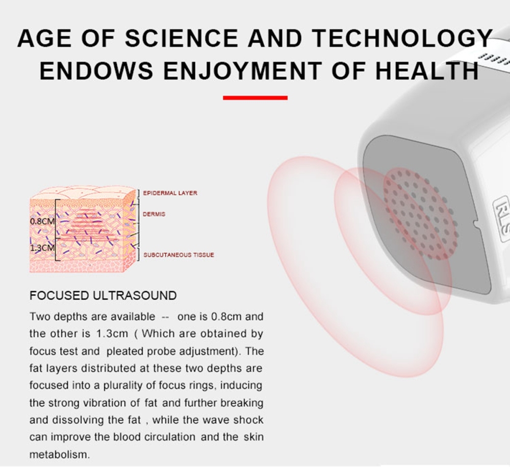 Portable Hellobody Ultrasounic Hifu Body Slimming Shaper cellulite reduce High Intensity Focusd Ultrasound Machine Home Use