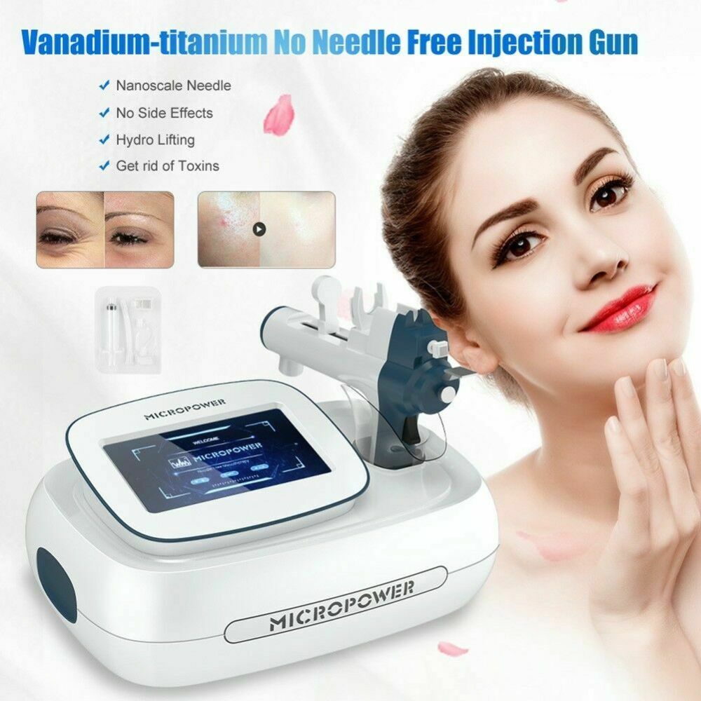 Portable Micropower Water Meso Gun Microneedles Fractional RF Beauty Machine Skin Care Rejuvenation