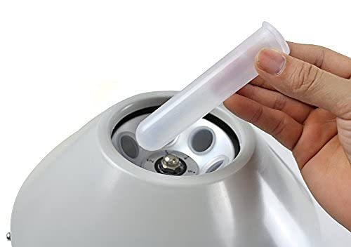 Portable Desktop Electric Centrifuge Machine Desktop Electric Lab Laboratory Medical Centrifuge Machine 4000rpm 1790xg with Timer and Speed Control 20 ml x 6 Tubes