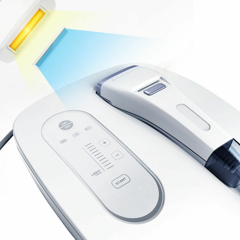 Portable IPL Laser Hair Removal Machine Portable Epilator With Two Flash Lamp HR Hair Removal SR Skin Rejunvenation