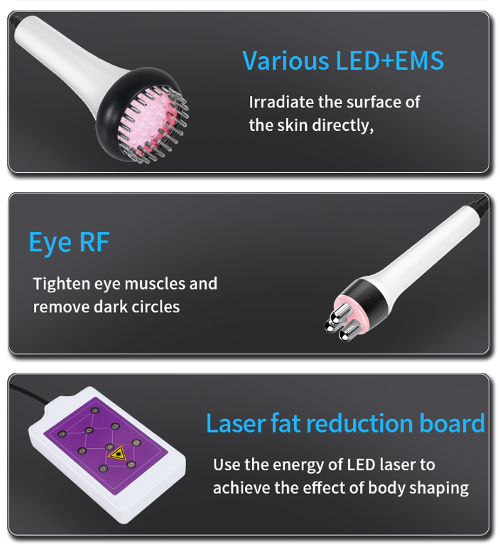 80k Cavitation Machine,Multifunction 6 in 1 80K Body Beauty Machine,for Wrinkle Remove,Professional Body Shaping Device for Belly Waist Legs Skin Firming