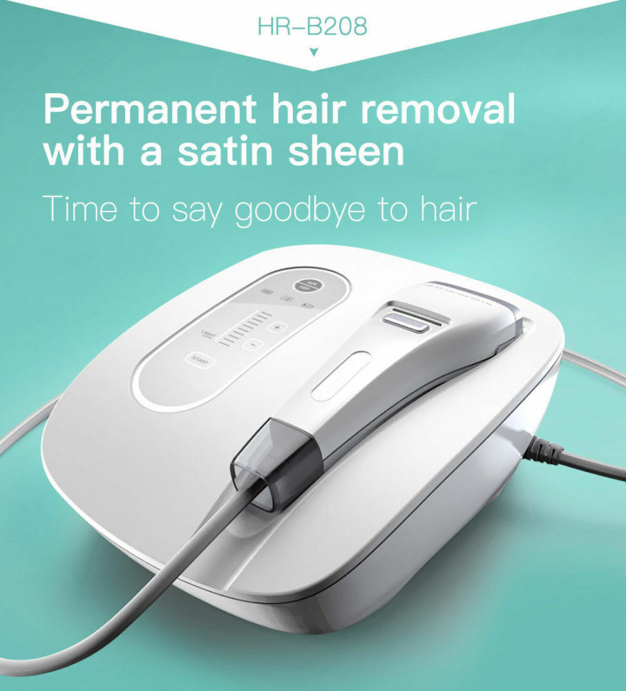 Portable IPL Laser Hair Removal Machine Portable Epilator With Two Flash Lamp HR Hair Removal SR Skin Rejunvenation