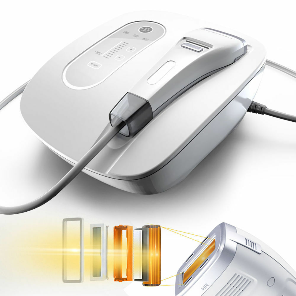 Portable IPL Laser Hair Removal Machine Portable Epilator With Two Flash Lamp HR Hair Removal SR Skin Rejunvenation