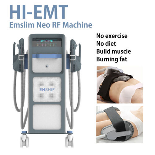 Professional 2/4 Handles Emslim Neo RF Body Slimming Sculpting Muscle Building Fat Loss Machine for Beauty Salon