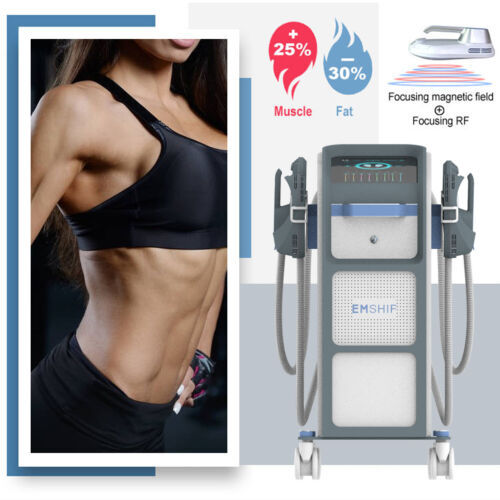 Professional 2/4 Handles Emslim Neo RF Body Slimming Sculpting Muscle Building Fat Loss Machine for Beauty Salon