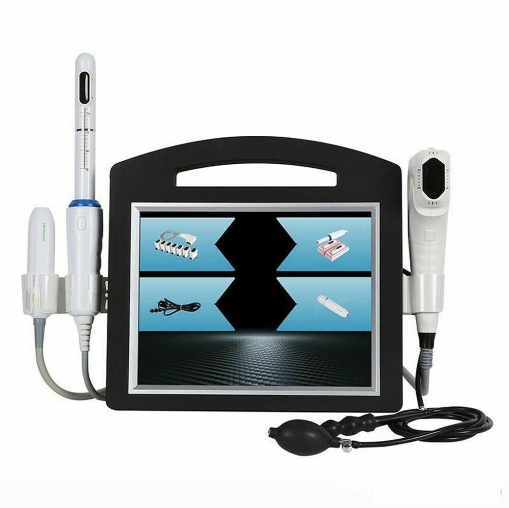 3IN1 4D HIFU Vmax Hifu 12 Lines High Intensity Focused Ultrasound Hifu Machine Vaginal Tighten Skin SMAS Lifting Face Body Slimming Wrinkle Removal