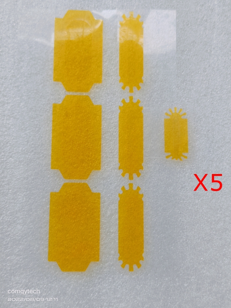 5sets New Replacement Black Film Sticker For 7D Hifu Cartridge