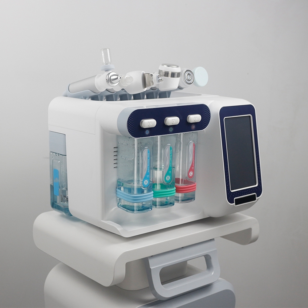 7 in 1 Facial Oxygen Jet Peel Hydro Dermabrasion Pore Shrink Skin Care Blackhead Remover Hydrafacial Machine Beauty Health 2023