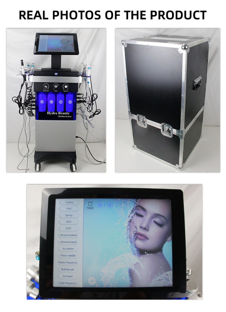 2023 Beauty Products Skincare Tools 14 in 1 Aqua Peel Hydra Dermabrasion Machine For Facial Care