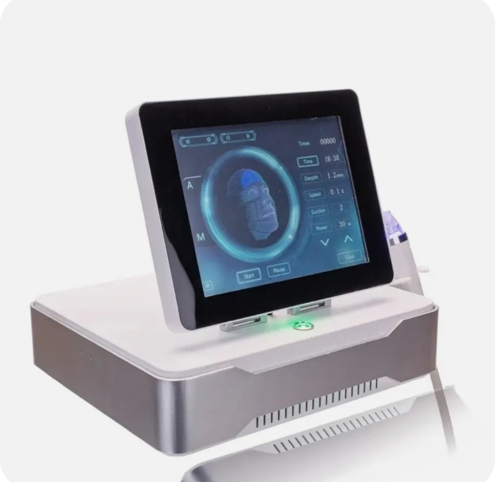 Gold RF Fractional Micro Needle Microneedle Beauty Machine Stretch Mark Remover Skin Tight Face Lifting Equipment