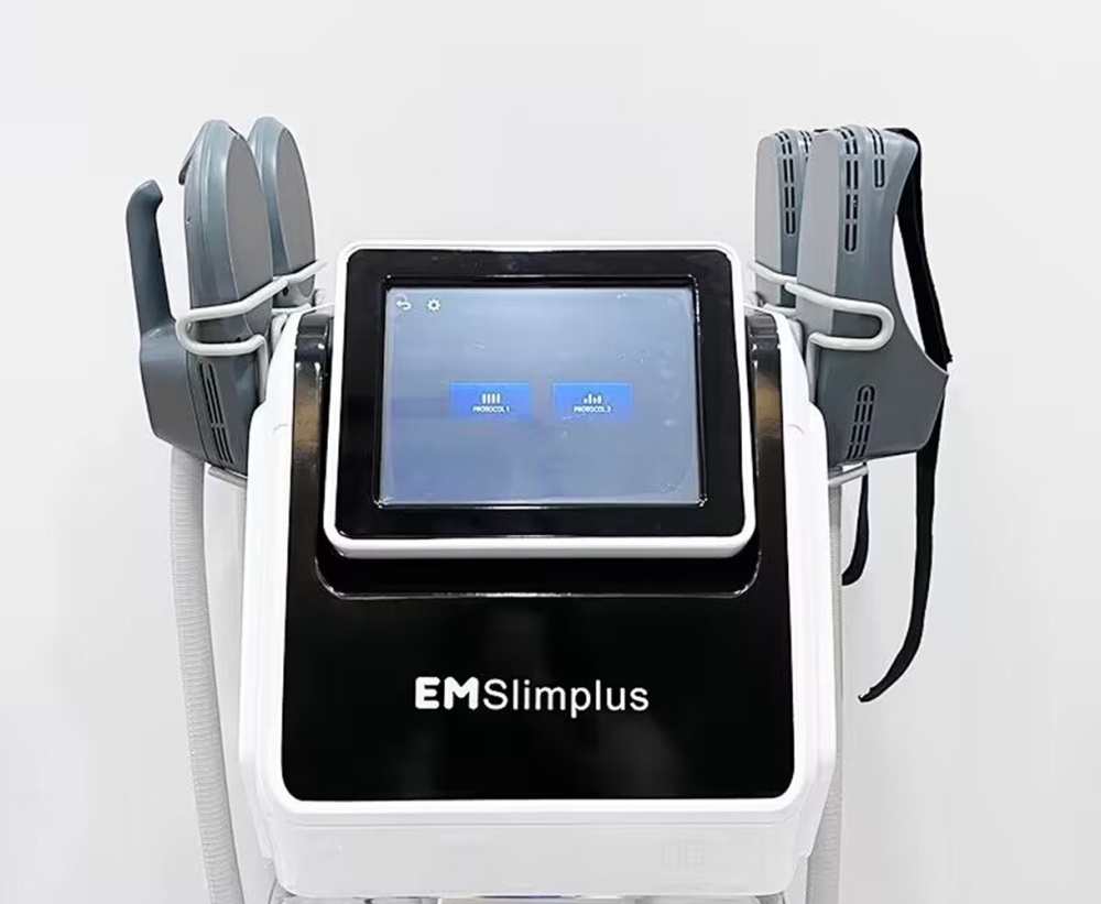 Professional 4 Handles Emslim Neo RF Body Slimming Shaping Muscle Building Fat Loss Machine for Beauty Salon