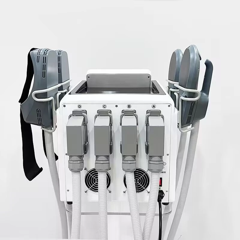 Professional 4 Handles Emslim Neo RF Body Slimming Shaping Muscle Building Fat Loss Machine for Beauty Salon