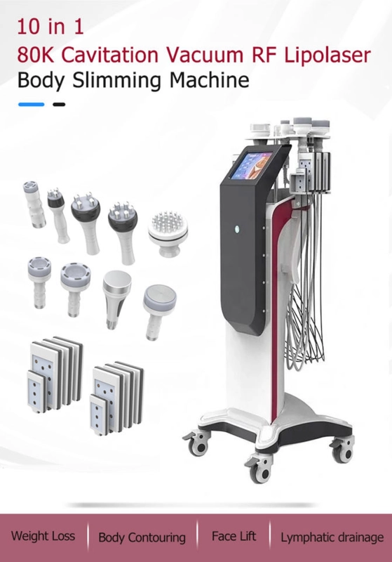 Newest 10 in 1 lipo laser liposuction rf lipo 80k cavitation slimming machine 80k lipocavitation lipolaser