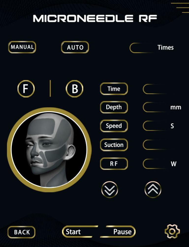 2IN1 7D Hifu and Microneedle Fractional RF Machine Anti Stretch Mark Fat Burn Skin Lifting