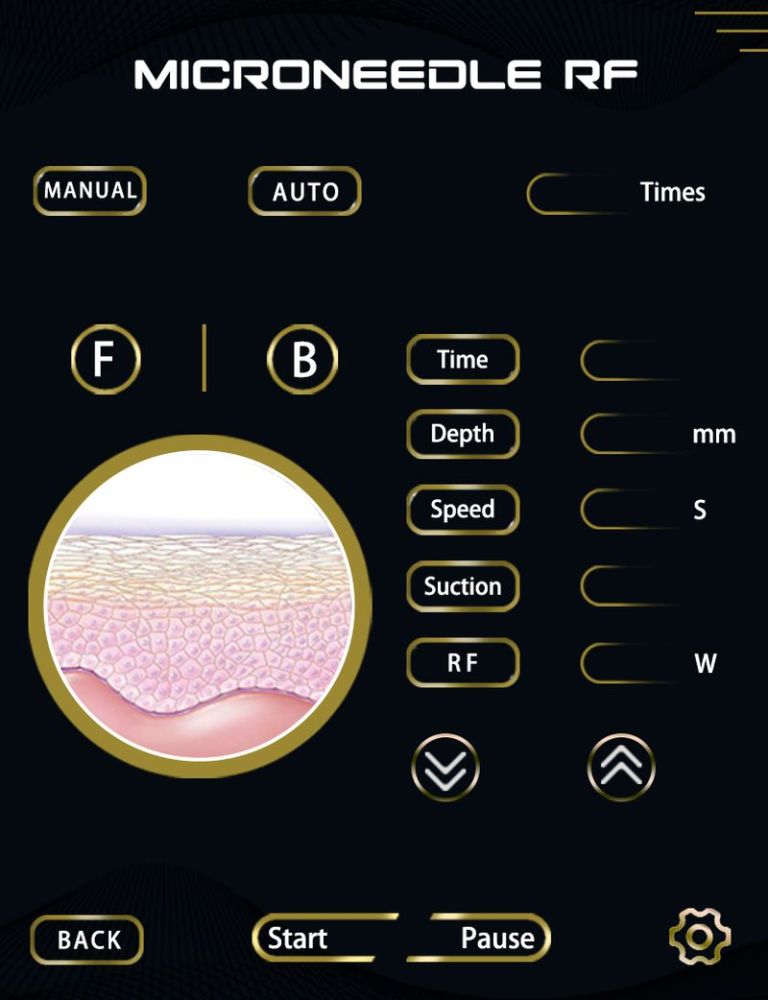 2IN1 7D Hifu and Microneedle Fractional RF Machine Anti Stretch Mark Fat Burn Skin Lifting