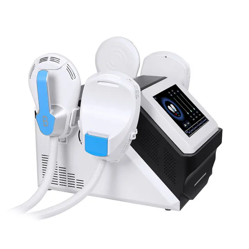 Professional 4 Handles Emslim Neo Body Slimming Shaping Muscle Building Fat Loss Machine for Beauty Salon