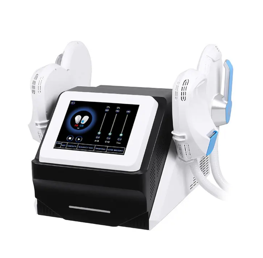 Professional 4 Handles Emslim Neo Body Slimming Shaping Muscle Building Fat Loss Machine for Beauty Salon
