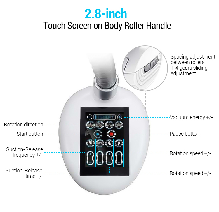 Vertical Vela A56 mechanical vacuum roller system weight loss Body slimming body sculpting Reduce Fat machine