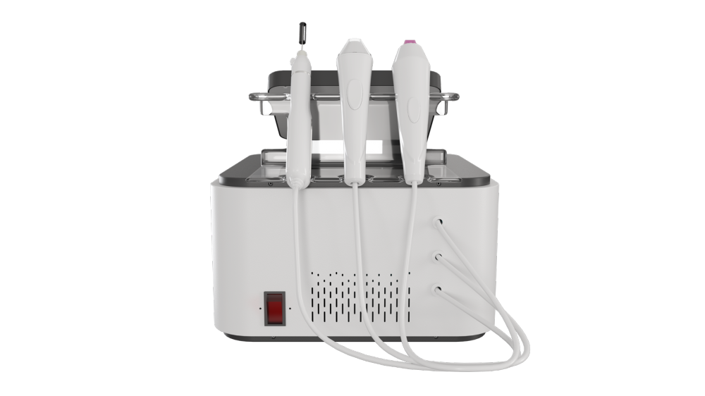 3in1 Fractional Plasma Jet Shower Needle for Acne Scar Removal Skin Tightening Face Lifting Wrinkle Pore Removal with 3 Handles