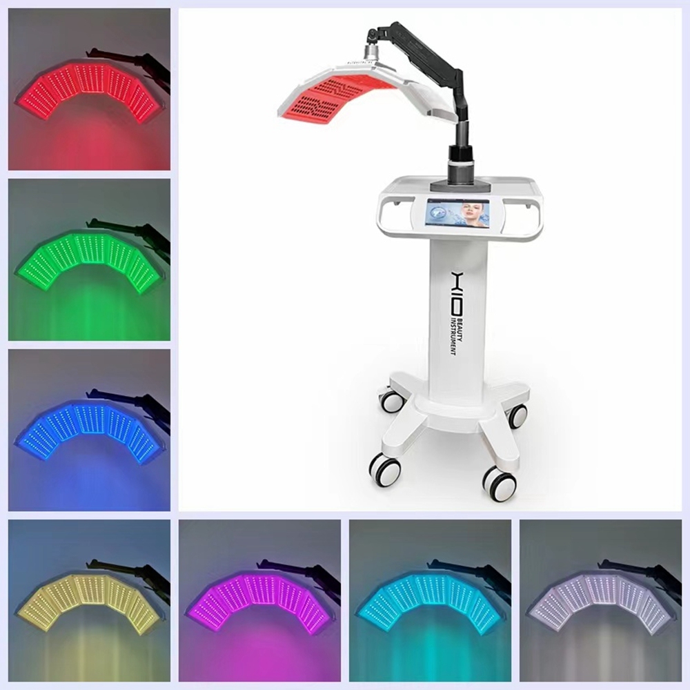 Professional Spa 7 Colors Photodynamic Face Pdt Led Light Lamp 635 Photon Therapy Led Facial Spa Machine For Beauty Salon Use
