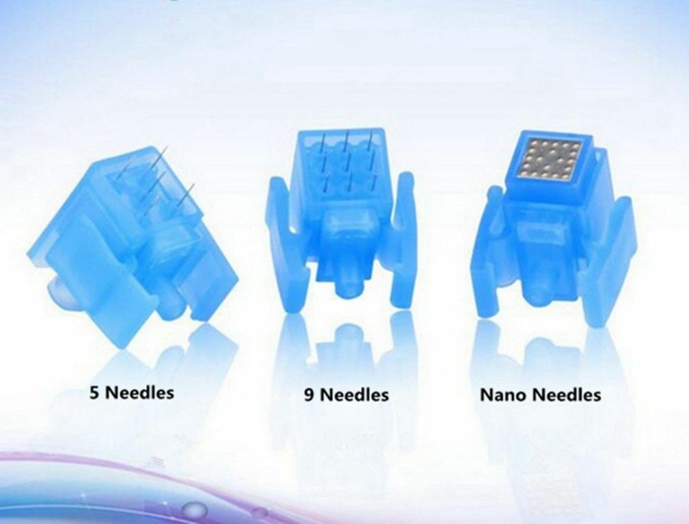 Replacement 5/9/nano Pin Micro Needle Pressure Cartridge Tips For Meso Mesotherapy Machine Meso Gun Wrinkle Removal Face Lifting