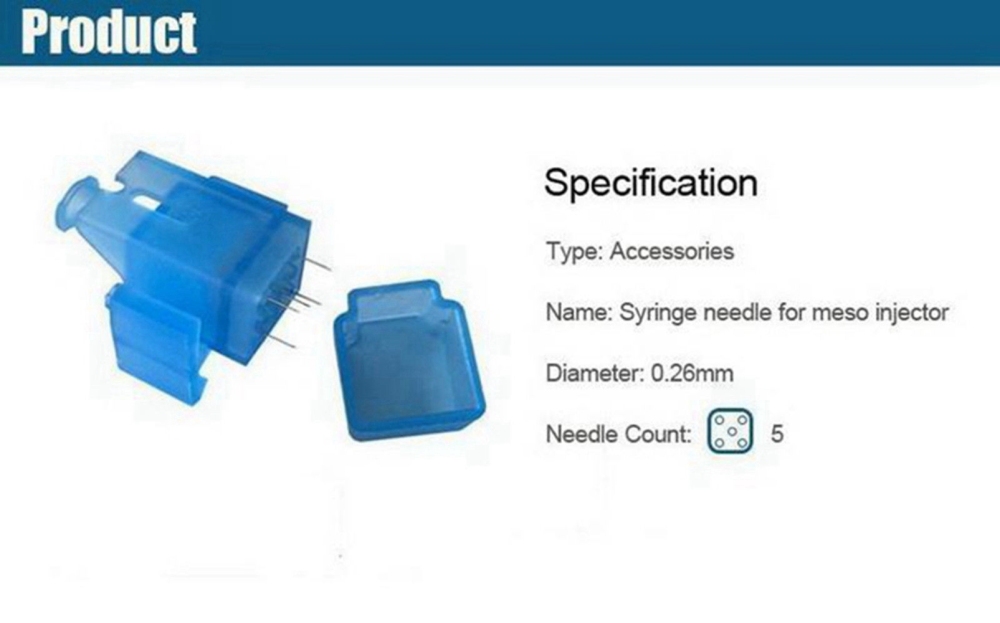 Replacement 5/9/nano Pin Micro Needle Pressure Cartridge Tips For Meso Mesotherapy Machine Meso Gun Wrinkle Removal Face Lifting