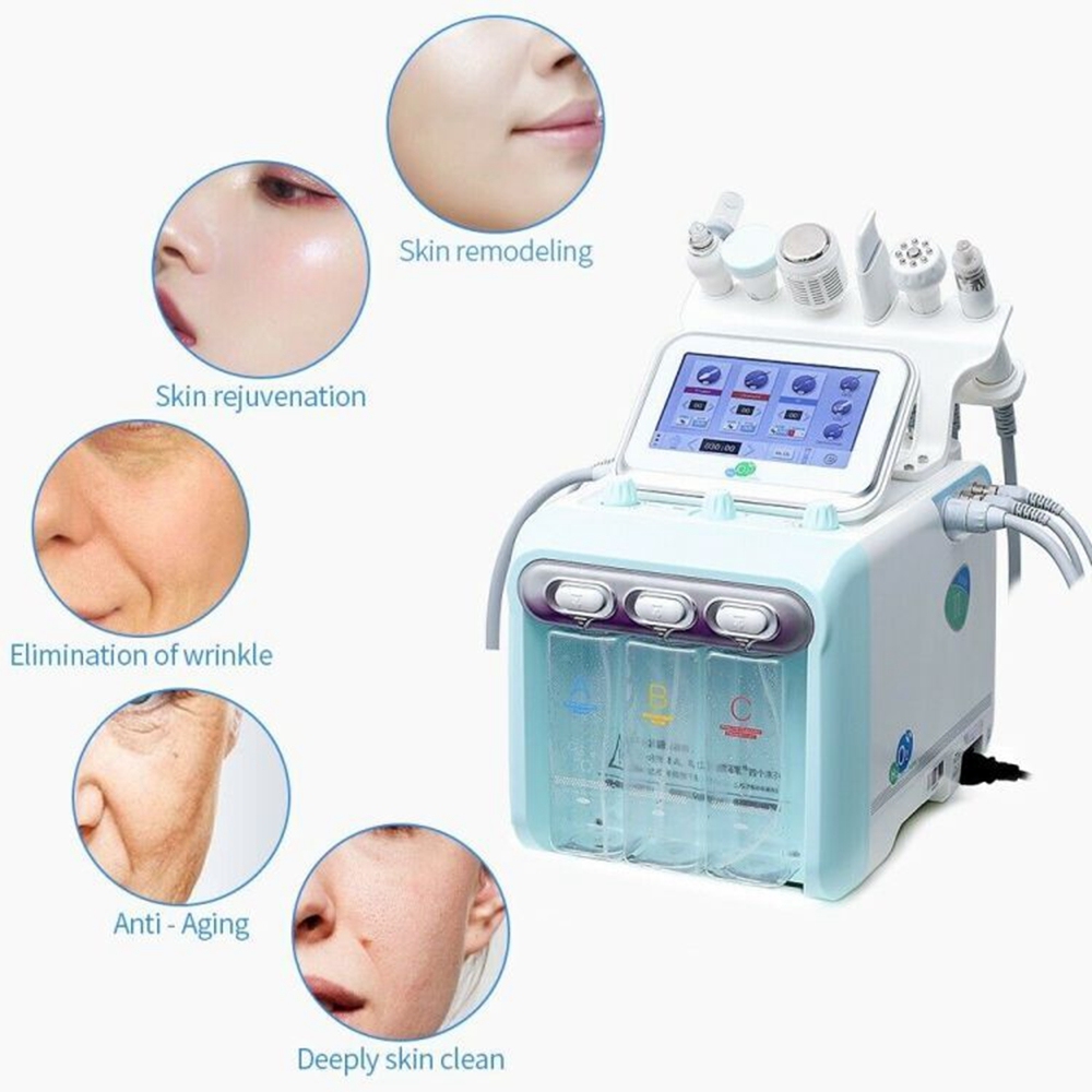 7 In 1 H2O2 Water Oxygen Jet Peel Hydro Beauty Skin Cleansing Hydradermabrasion Machine Facial Machine Water Aqua Peeling